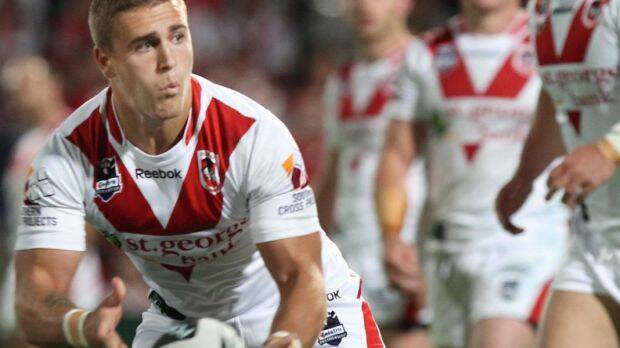 Cameron King's last run-on in an NRL starting side was with St-George Illawarra in 2013. Photo: John Veage