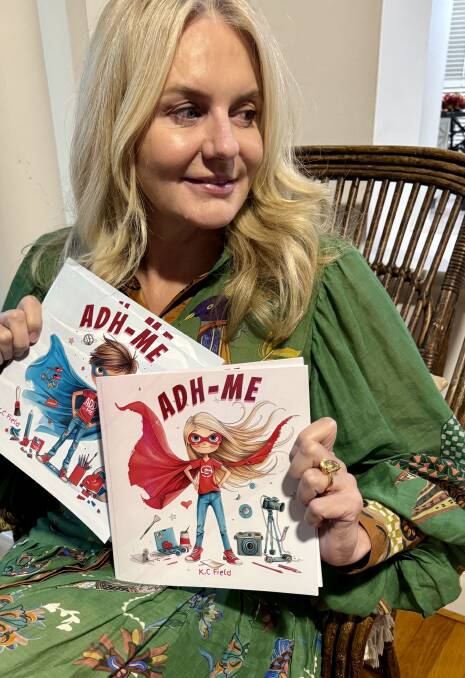 K.C Field has self-published a book titled 'ADH-ME, which aims to empower children diagnosed with the condition. Picture supplied