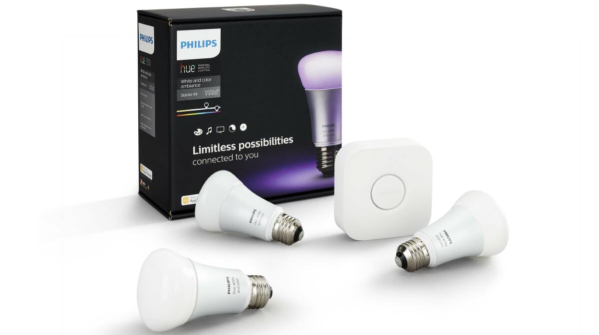 The bulbs fit into the average screwfix fittings. Philips's Hue range is for internal use, however other manufacturers offer external smart floodlights .