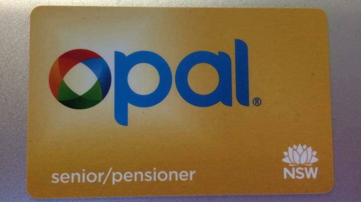 The Gold Opal card available to seniors still entitles cardholders to a $2.50 pensioner excursion fare.