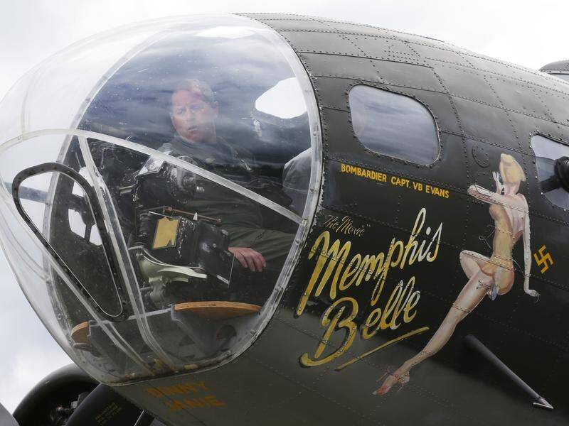 The restored WWII bomber Memphis Belle (file) has been moved into its new home at an Ohio museum.