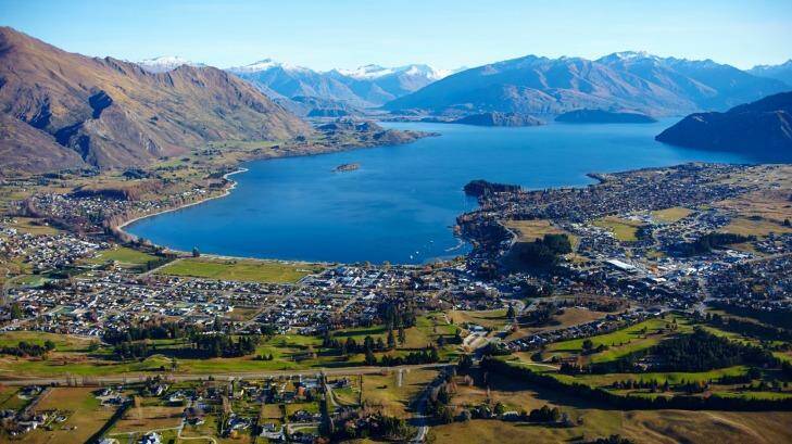Aerial view of Wanaka, on New Zealand's South Island. Photo: iStock