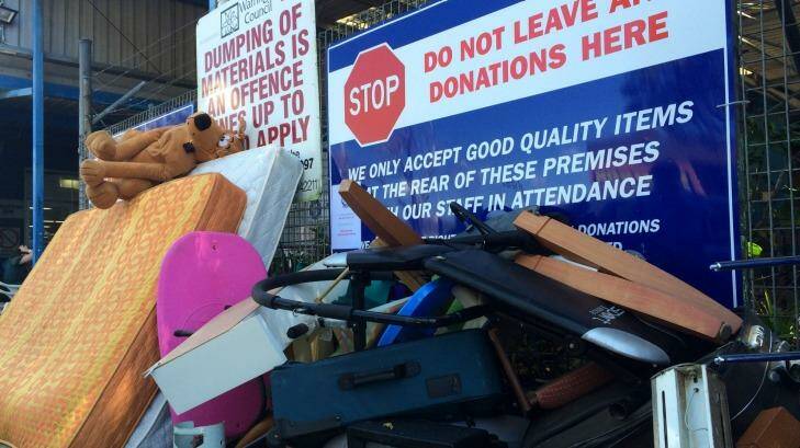 Illegal dumping is costing charities