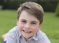The birthday photo of Prince Louis was taken by his mother, the Princess of Wales. (AP PHOTO)