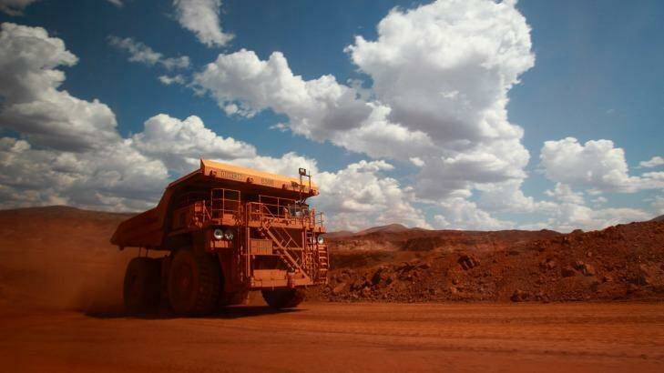 Iron ore prices remain in mid-correction,    says UBS. Photo: Louie Douvis