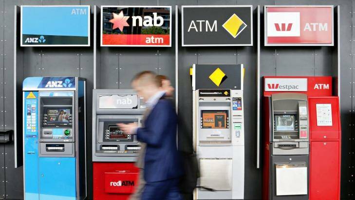 The big four banks rose on Thursday with CBA posting the biggest gain of 1.5 per cent.   Photo: Paul Rovere