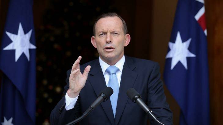 Prime Minister Tony Abbott has defended the number of women in senior positions in his government. Photo: Andrew Meares