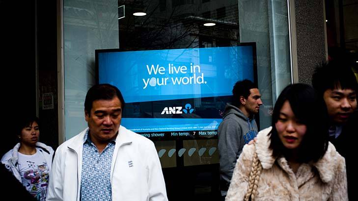 ANZ is focusing on lifting its Asian earnings. Photo: Josh Robenstone