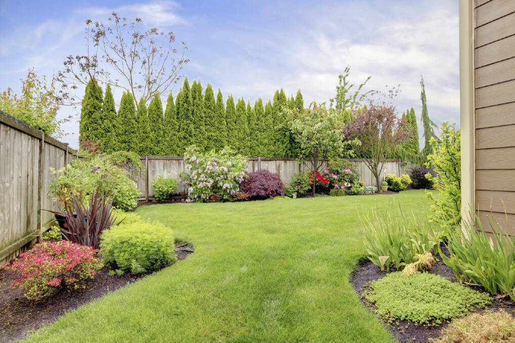 A tidy yard can help attract buyers