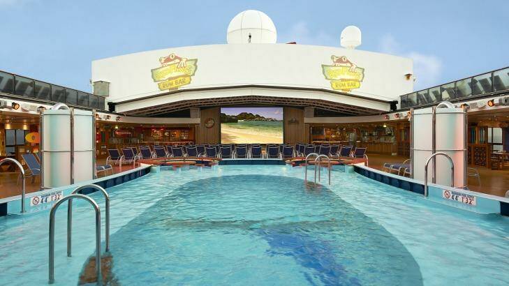 Carnival cruise dive-in movies.