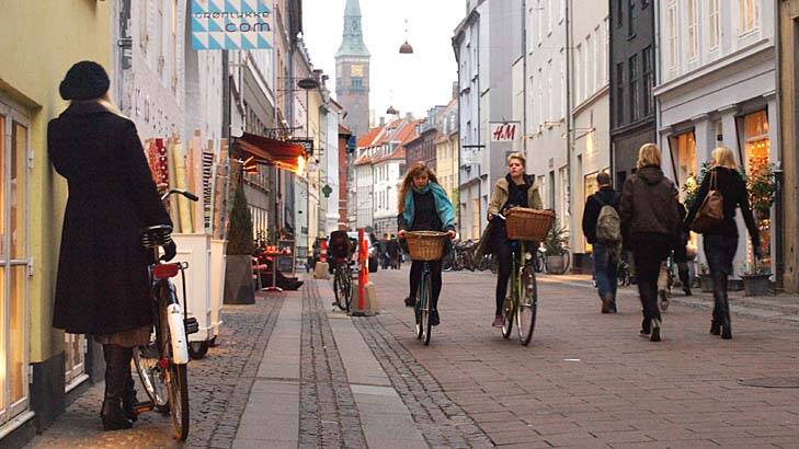Copenhagen is famous for its bike-friendly attitude. Photo: Wade Laube