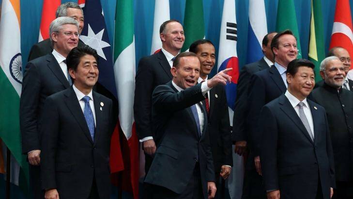 Class of 2014: G20 leaders gathered in Brisbane. Photo: Andrew Meares