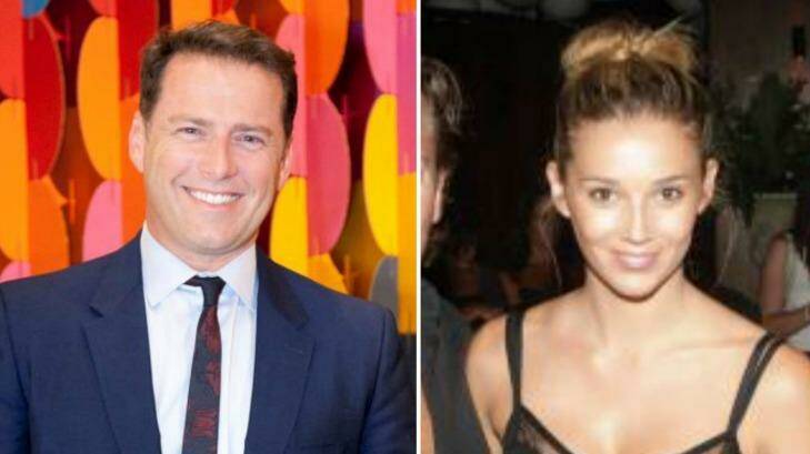 Karl Stefanovic's kids found out about Jasmine Yarbrough by pictures of them kissing. Photo: Fairfax