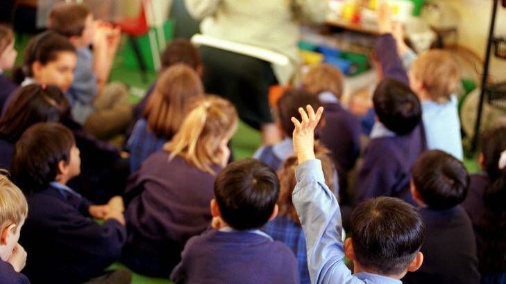 The reports authors found that public funding for up to 75 per cent of Catholic schools across the country would outstrip funding for similar public schools by 2016.
 Photo: Quentin Jones