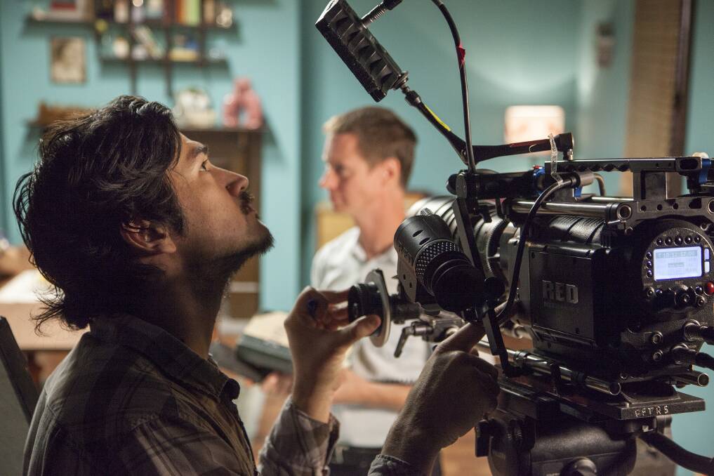 Image courtesy of AFTRS. Behind the scenes from AFTRS student film An Easy Death (2014). Photo by Jarryd Hall.