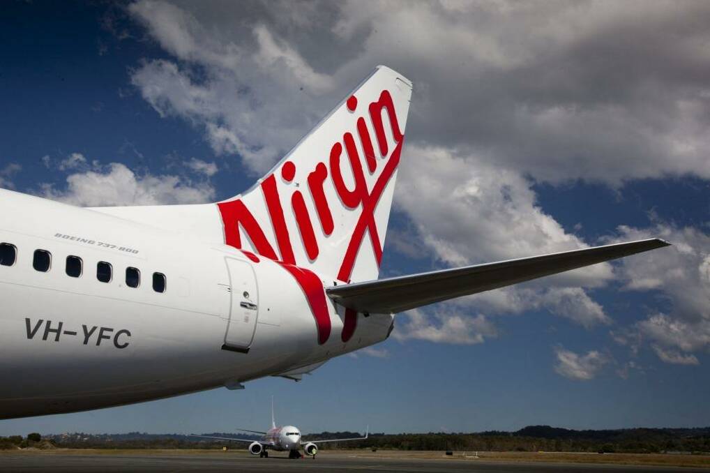 Virgin Australia Photo: Glenn Hunt