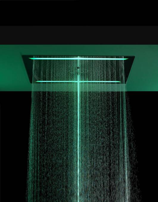 Your HomeA new shower head, called Aquabeat, from iB Rubinetterie uses chromotherapy to enhance the shower experience.