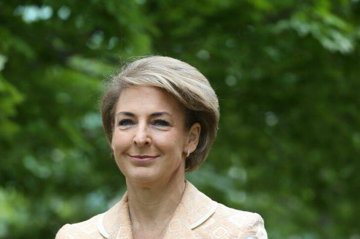Minister Michaelia Cash at Parliament House Canberra on Thursday 19 October 2017. Fedpol. Photo: Andrew Meares 