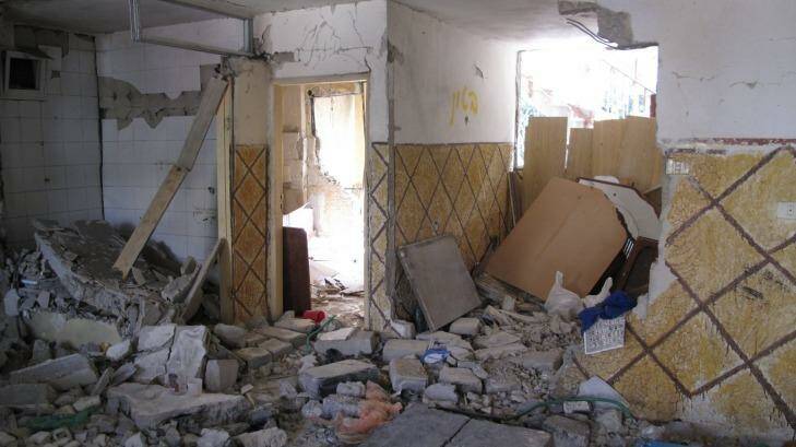 The remains of the Shalodi home in Silwan, which was demolished on the orders of the Israeli government. Photo: Ruth Pollard