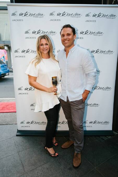 Social Seen: Lucy and Jono Bowman, new owners of Jackie's Cafe in Paddington, at the Australian Fashion Walk of Style plaque unveiling at Jackie??????s Caf???? in The Intersection Paddington on Wednesday, November 15, 2017.