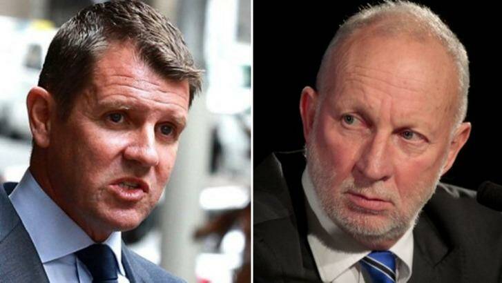 Mixed stats: NSW Premier Mike Baird, left, and the director of the NSW Bureau of Crime Statistics and Research Don Weatherburn. Photo: Ben Rushton, Quentin Jones