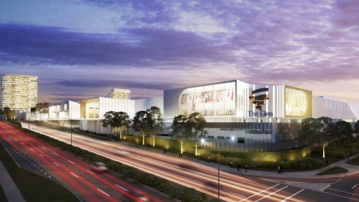 The Glen mall in Melbourne will get a $500 million redevelopment, which will include new residential areas.