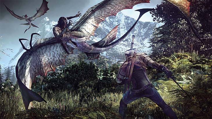 Moral decisions: Fighting beasts in The Witcher 3.