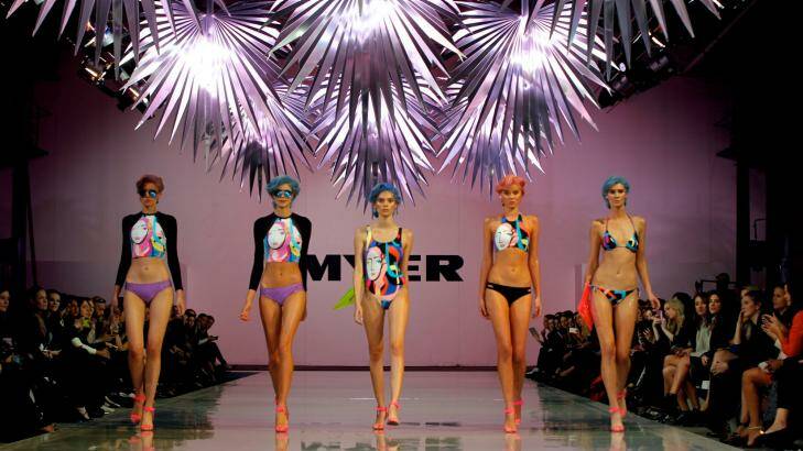 The Myer Spring/Summer fashion collections launch at Carriageworks, Sydney. Photo: Steven Siewert