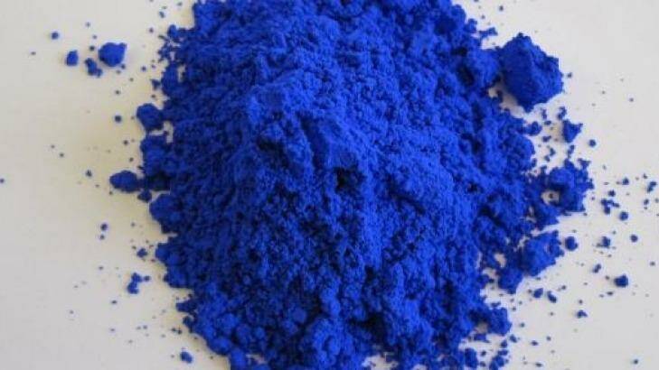YInMn Blue: the new 'near-perfect' blue. Photo: Oregon State University