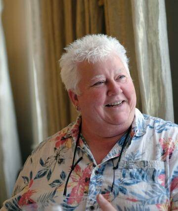 Writer Val McDermid enjoys a wine that has "noir in the title". Photo: Vince Caligiuri/Getty Images