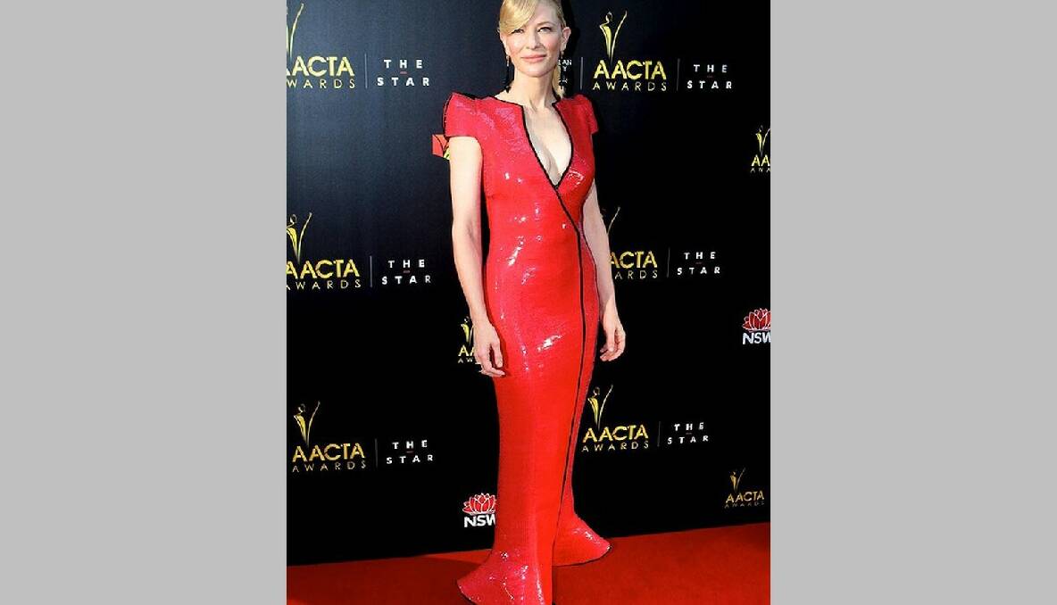 Cate Blanchett wears Armani at the AACTA Awards in Sydney. Photo: Dallas Kilponen