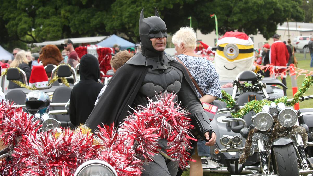 The 2021 annual Bikers For Kids Newcastle Toy Run to raise funds for disadvantaged families and provide toys for kids who would otherwise go without at Christmas. Picture: Peter Lorimer