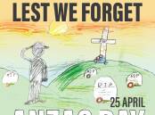 Student's artwork brings home Anzac Day message