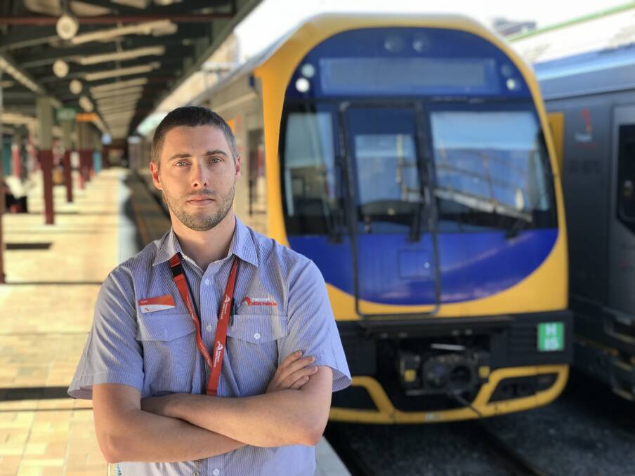 Luke Herbert was the driver of a train that a boy ran in front of at the Bong Bong Road level crossing at Dapto last month.