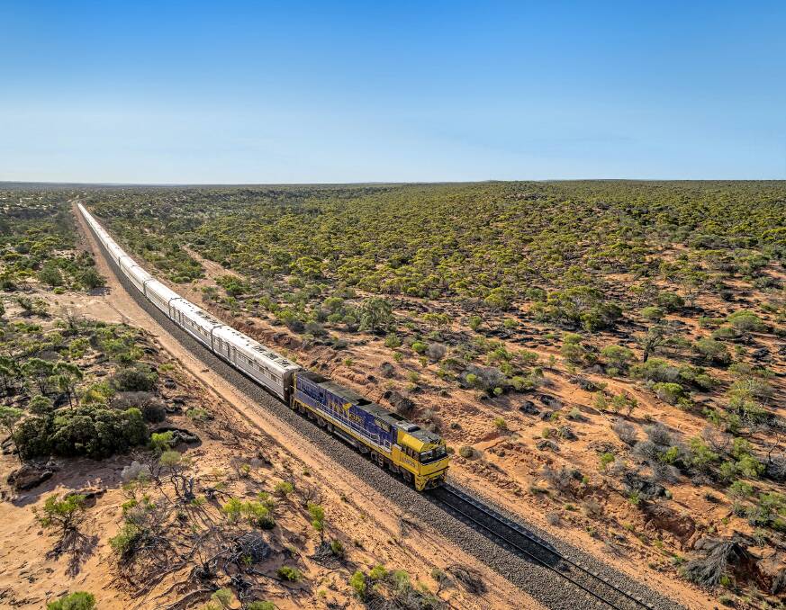  The iconic Indian Pacific … one of the world’s longest train journeys.