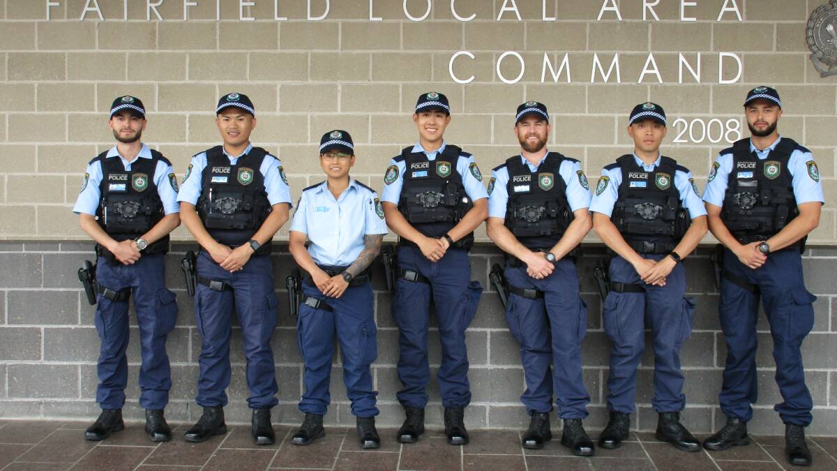 New probationary constables: Harrison Porou, Marc Chai, Junni Yang, Sundy Lam, Mitchell Goodman, Daniel Pham and Carlos Urriago Toro. 