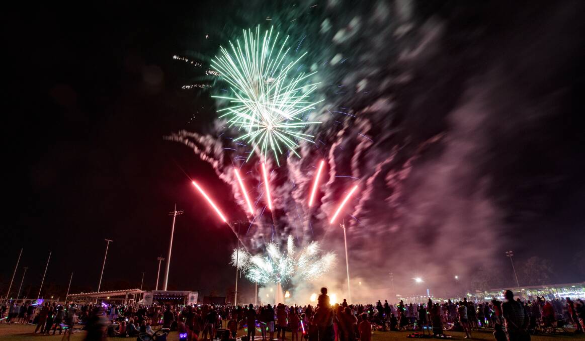 A spectacular fireworks finale is scheduled.