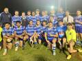 On to the quarters: Patrician Brothers' College, Fairfield celebrate their Peter Mulholland Cup win over Holy Corss, Ryde on Thursday night at New Era Stadium. Picture: Suresh Prasad
