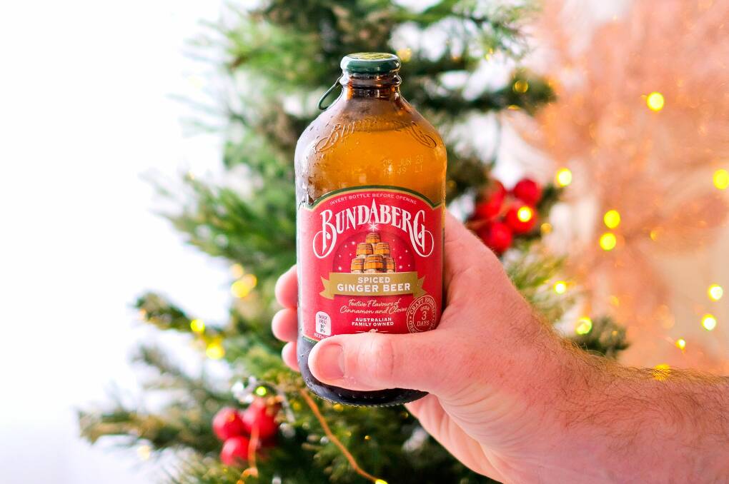 Bundaberg Brewed Drinks' spiced ginger beer appears around Christmas time and is making an appearance again this year. Picture supplied