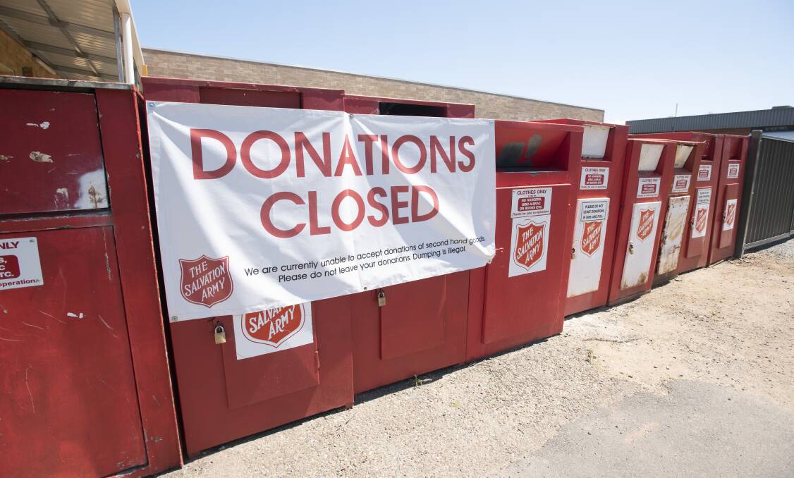 Several Op Shops have had to temporarily stop accepting donations in recent months, as they've been overwhelmed with goods.