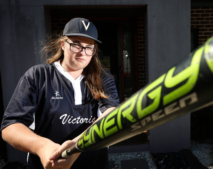 YOUNGSTER ON THE RISE: Tynan Purtell recently represented Victoria at the 18 and under national softball championships in Sydney with the state finishing equal third.