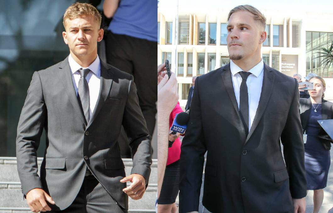 Callan Sinclair and Jack de Belin are expected to be committed for trial when they face Wollongong Local Court on Wedensday.
