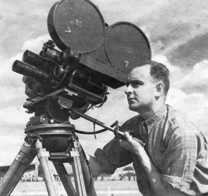 Photos from the life and career of Movietone cameraman, editor and director Jim Pearson. Pictures: supplied by Patricia Taylor