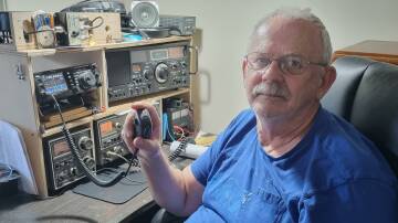 OLD SCHOOL: Forget about Zoom or Facebook, ham radio is Jeff Lord's preferred means of communication. 