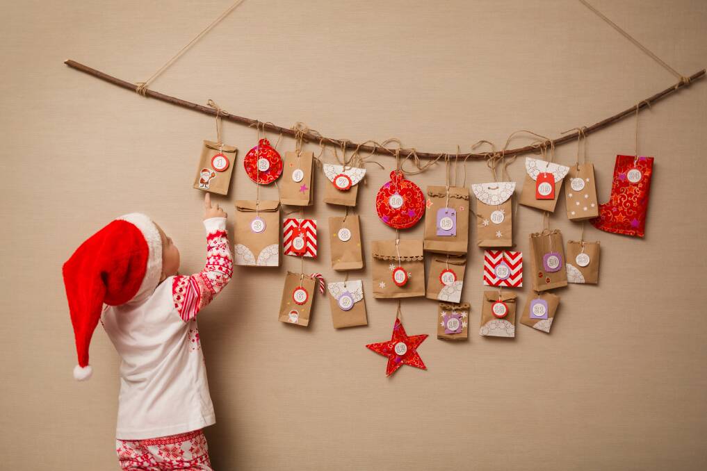 FESTIVE FUN: Advent calendars can come in an array of styles, shapes and sizes. Get creative this Christmas and create your own. Photo: Shutterstock