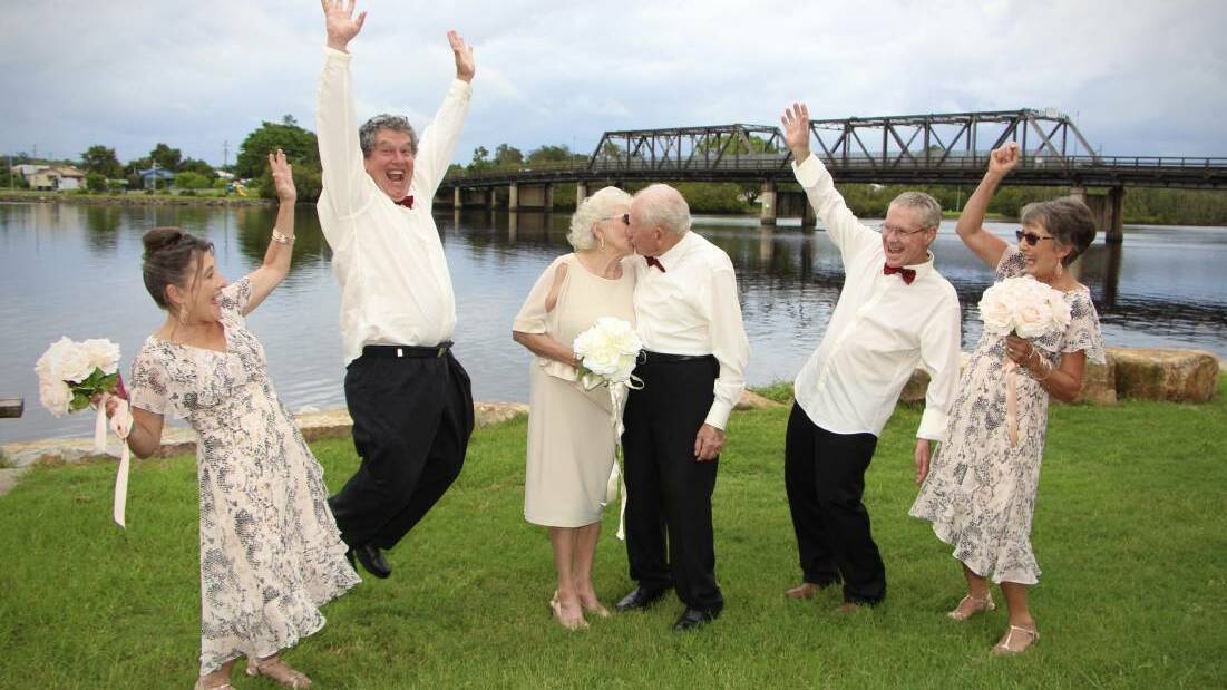  In February this year, and at the age of 91, Enid Gorley married 86-year-old Eddie Addison at Macksville in the Nambucca Valley of NSW. Photo supplied