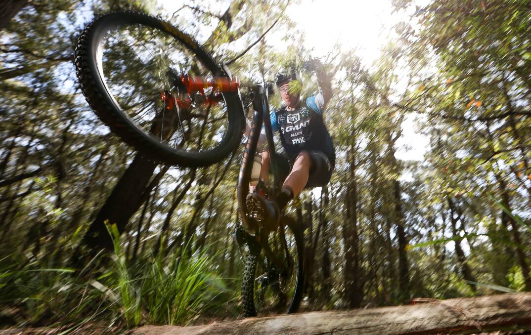 JUMP THE GUN: Destination Wollongong's new Press Play tourism campaign has used Mt Keira mountain biking footage - when it's not legal to rise those tracks.