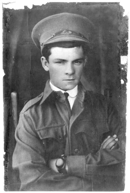 17-year-old Will Richards died in Belgium in 1917. Picture: Supplied