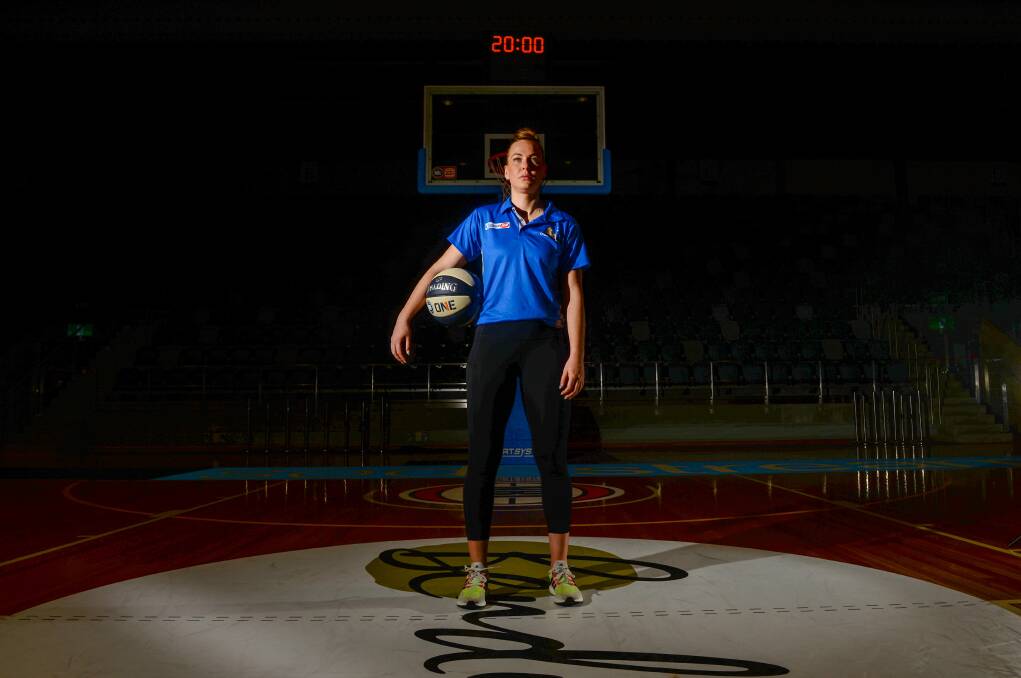 EXCITED: Tess Madgen is back with the Bendigo Braves as a flagship signing. Picture: DARREN HOWE