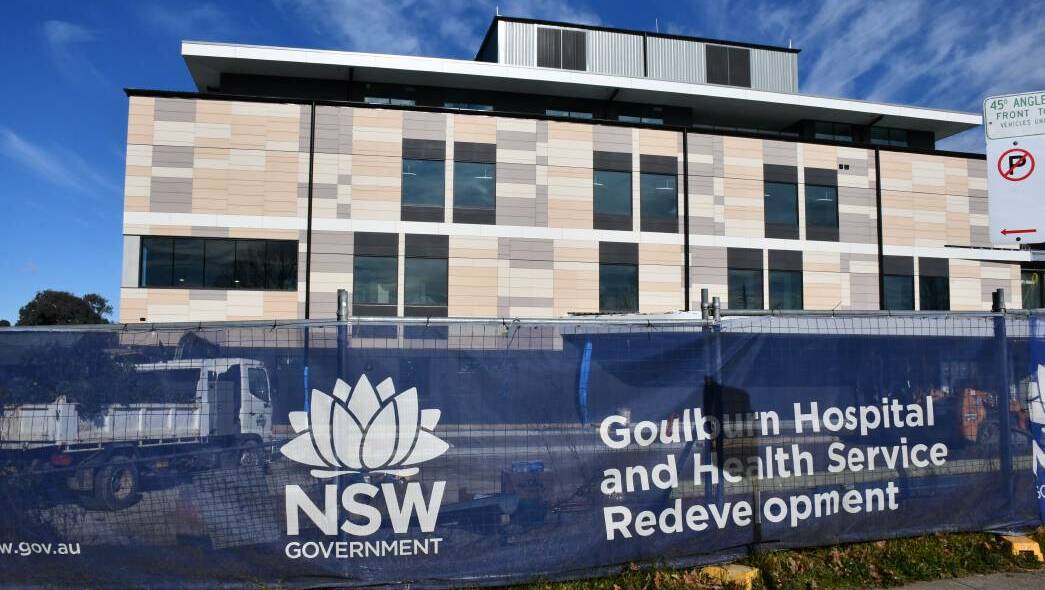 The person who tested positive for Covid was a painter working at the new Goulburn Hospital site. Picture: Hannah Neale